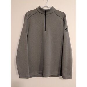 Ping Ramsey Pullover Sweater 1/4 ZIp Golf Performance Men's‎ Size Medium Gray